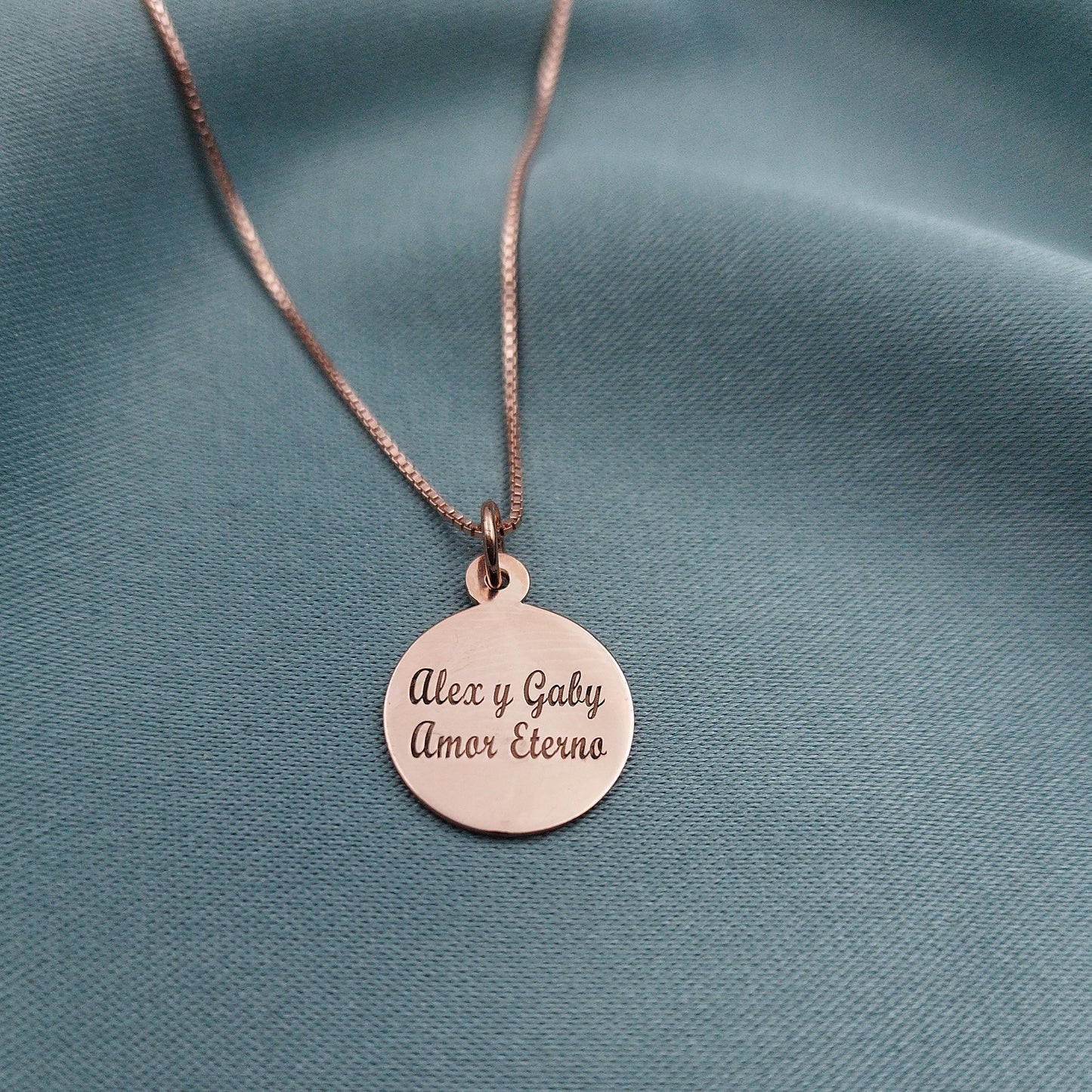 Collar Plaquita Rosé