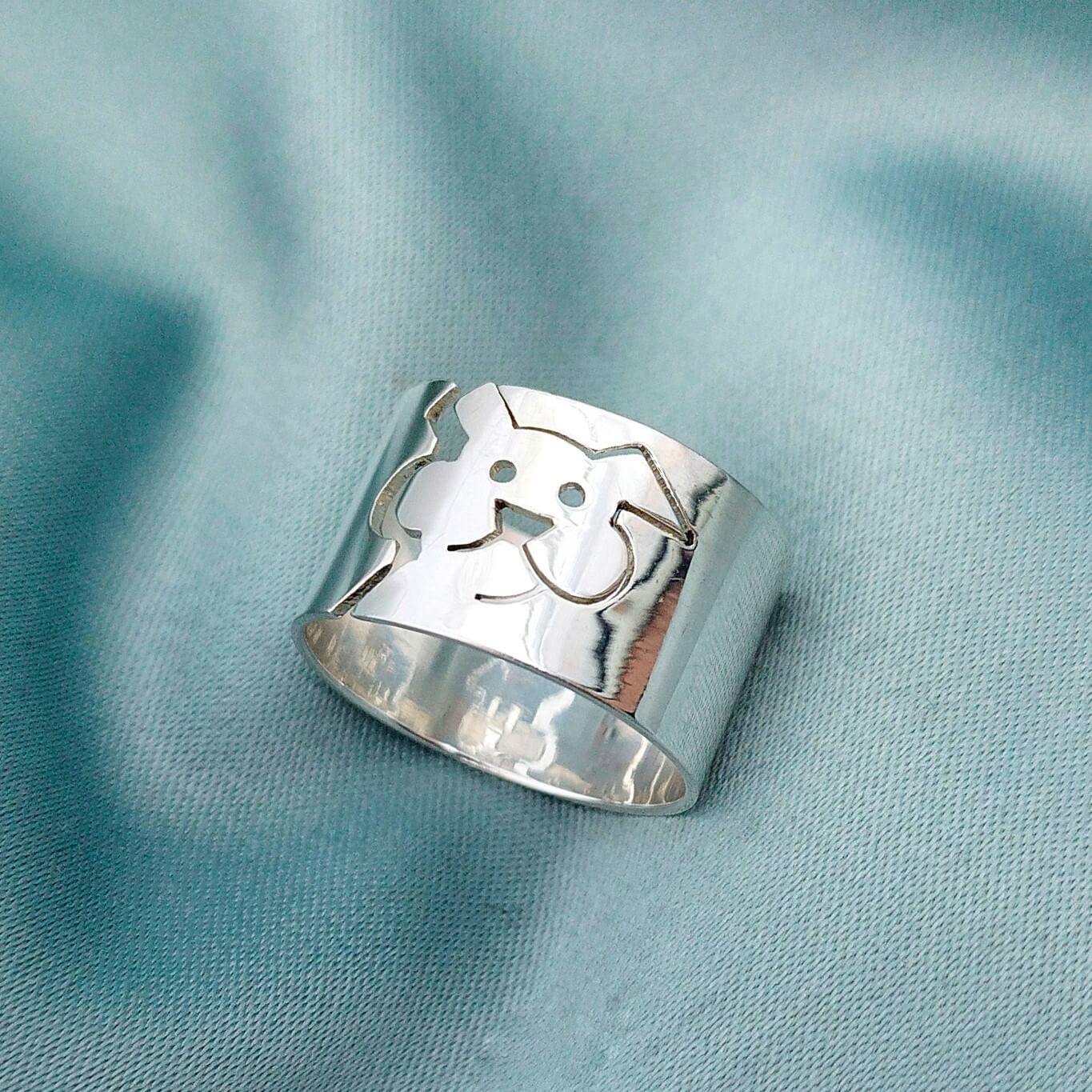 Anillo ancho Perro