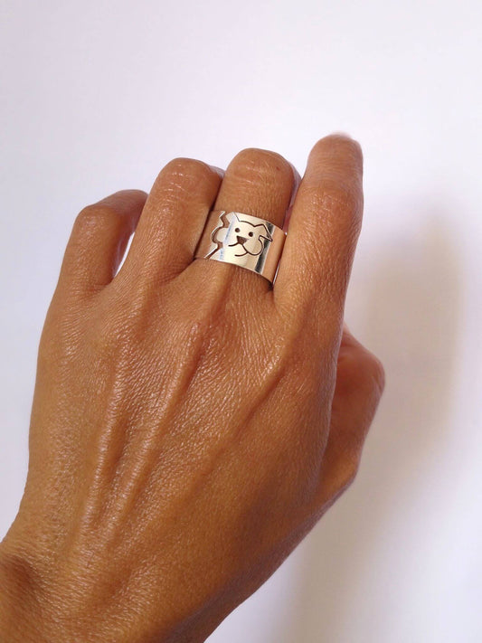 Anillo ancho Perro