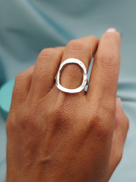 Anillo Aro martillado