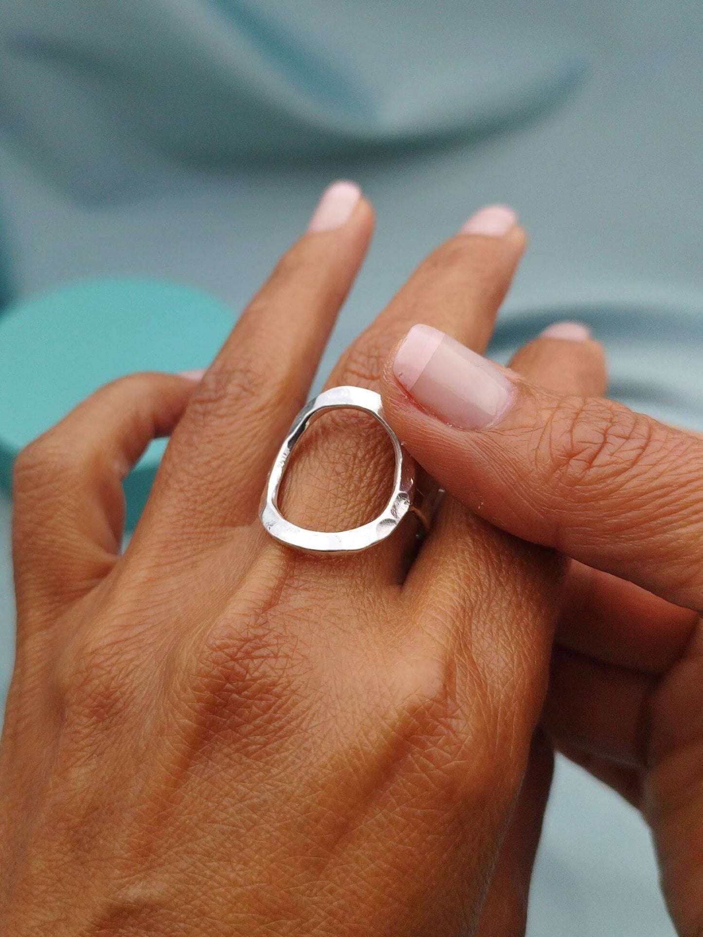 Anillo Aro martillado