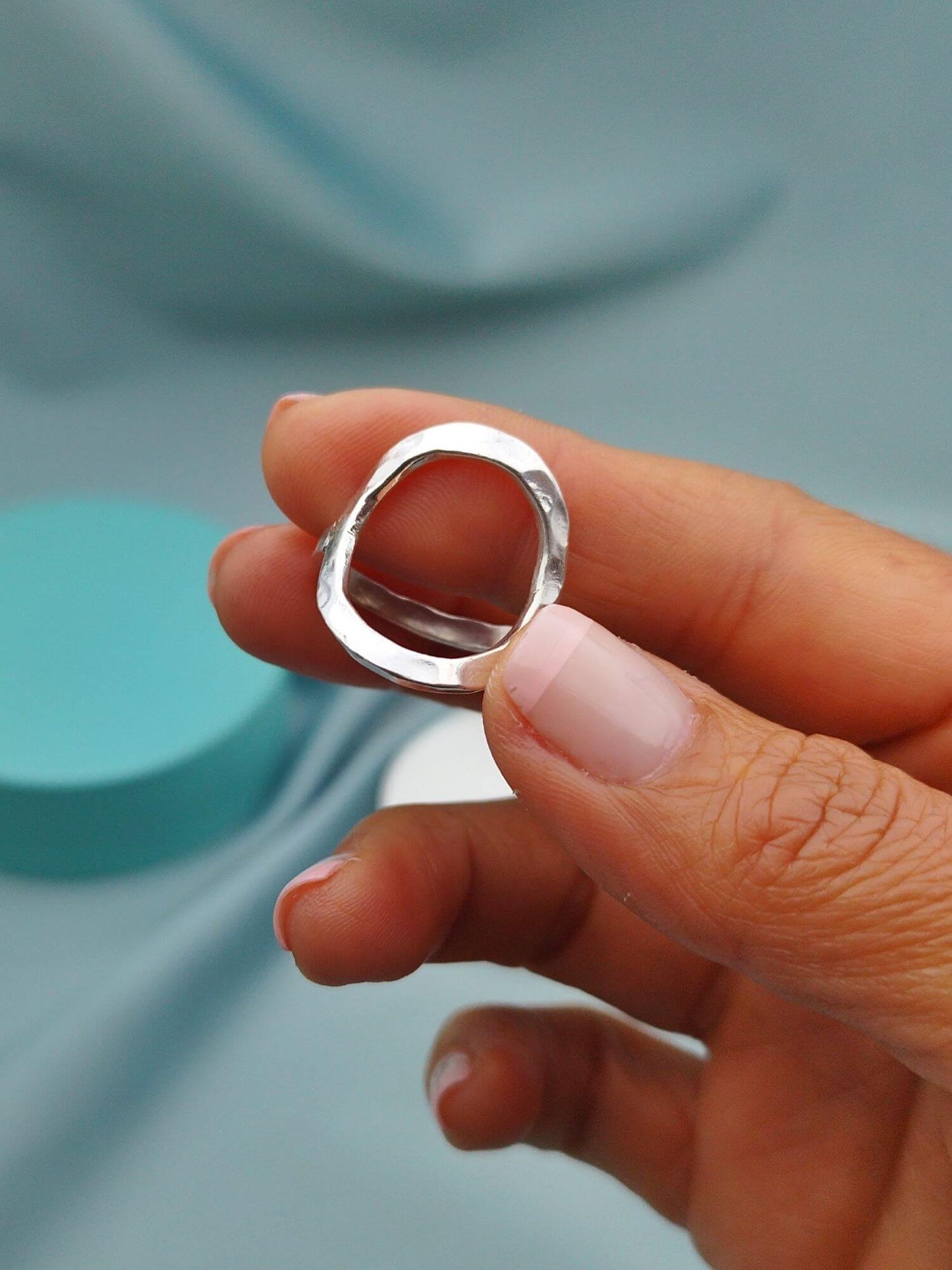 Anillo Aro martillado