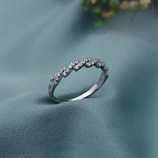 Anillo Medio Sin Fin Olas 2.5mm