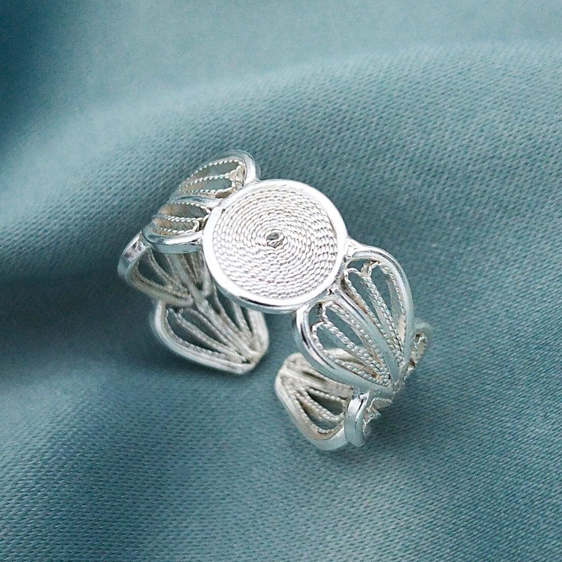 Anillo filigrana Círculo