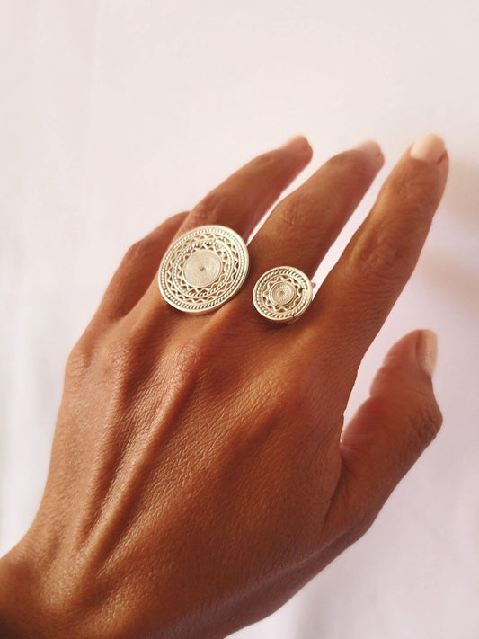 Anillo filigrana Discos