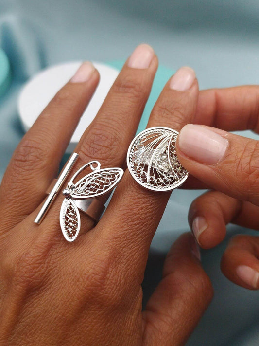 Anillo filigrana Disco