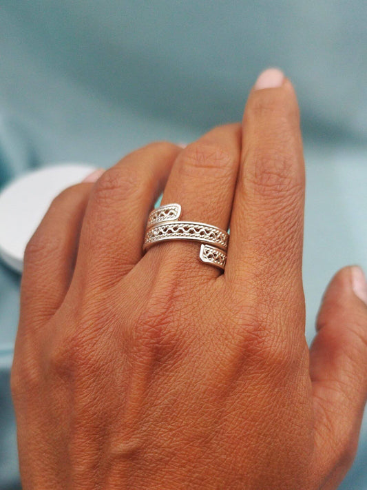 Anillo Filigrana Vueltas