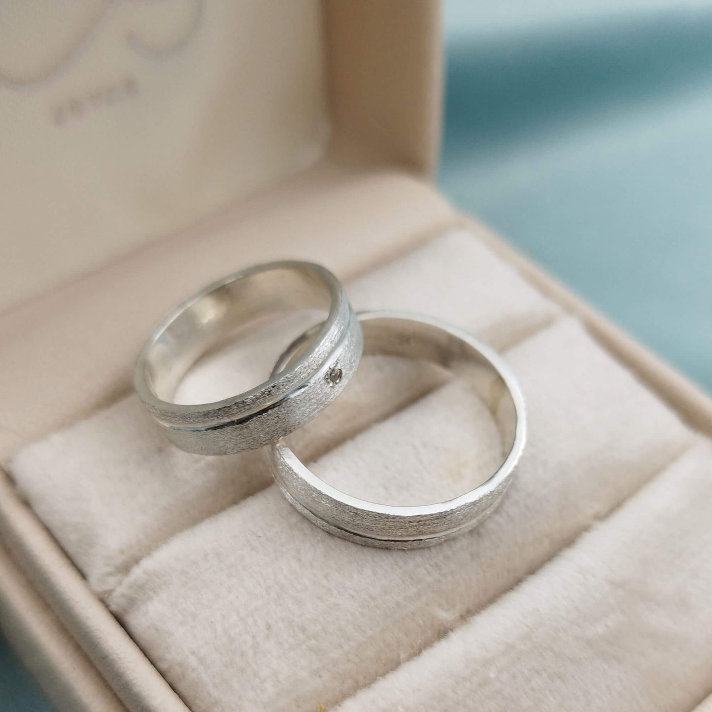 Anillos de matrimonio Arena Plata 925