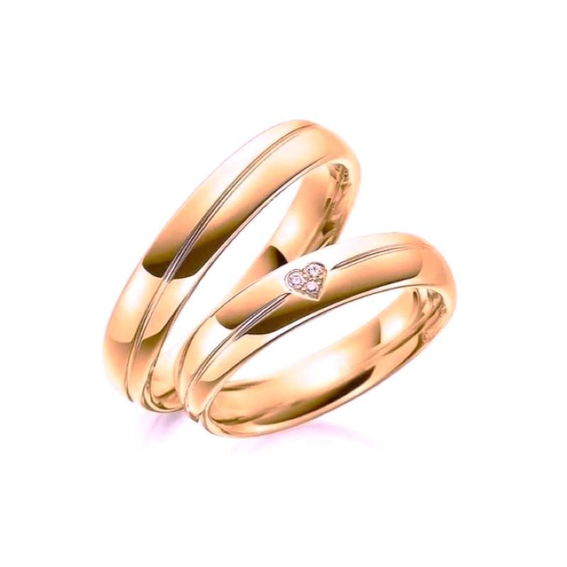 Anillos de matrimonio Corazón Oro 18K