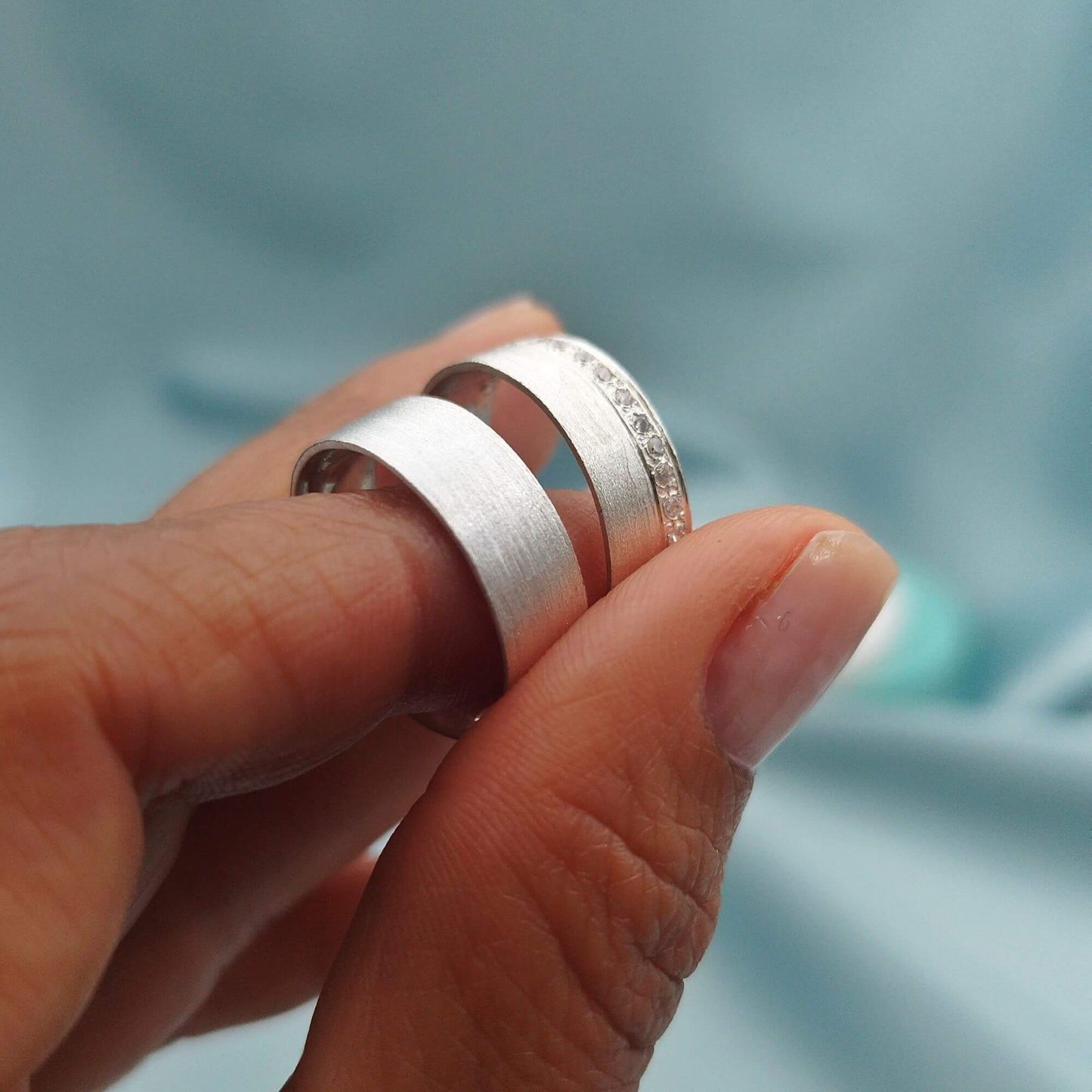 Anillos de matrimonio Sinfin Plata 925 chapado en Oro
