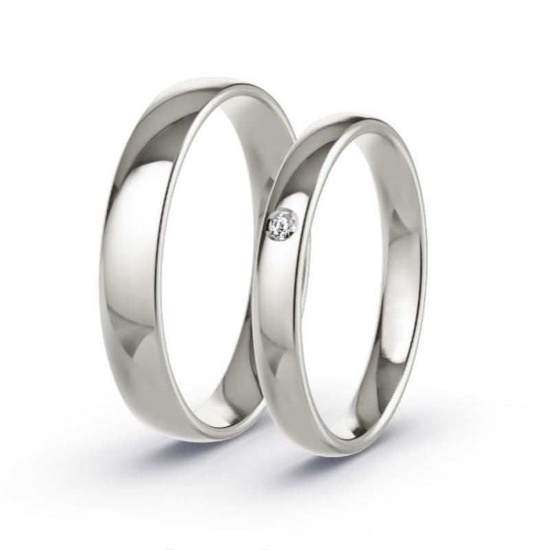 Anillos de matrimonio Spark 3mm Oro 18K