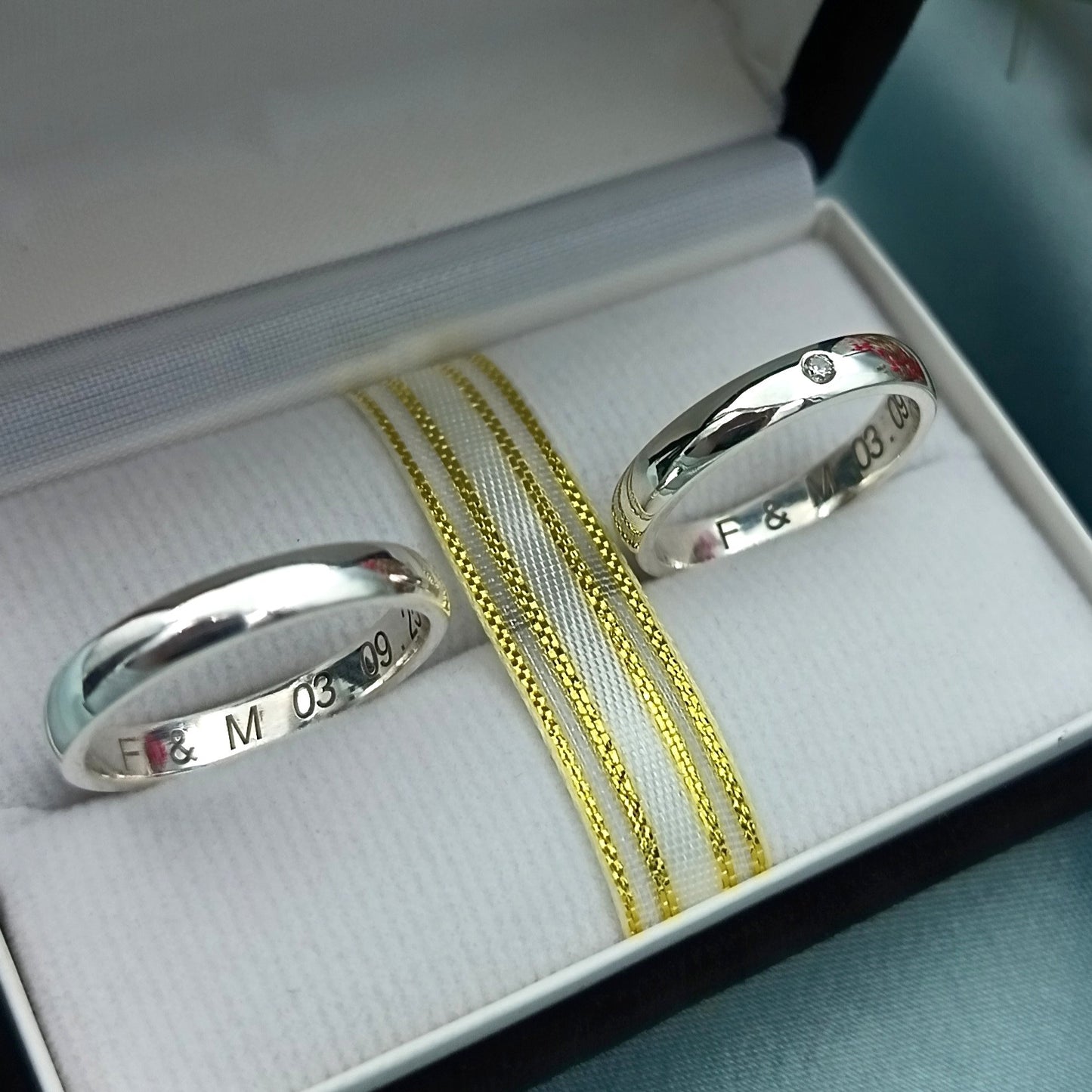 Anillos de matrimonio Spark 3mm Plata 925