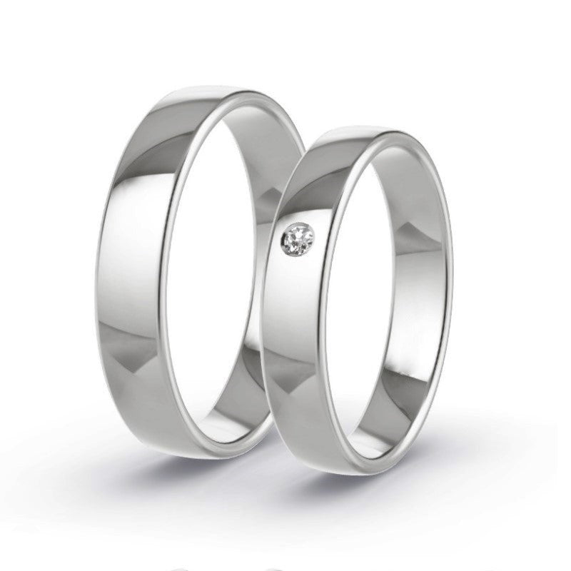 Anillos de matrimonio Spark 4mm Oro 18K