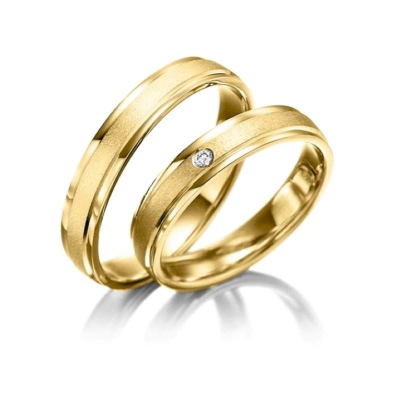 Anillos de matrimonio Venecia chapado en Oro
