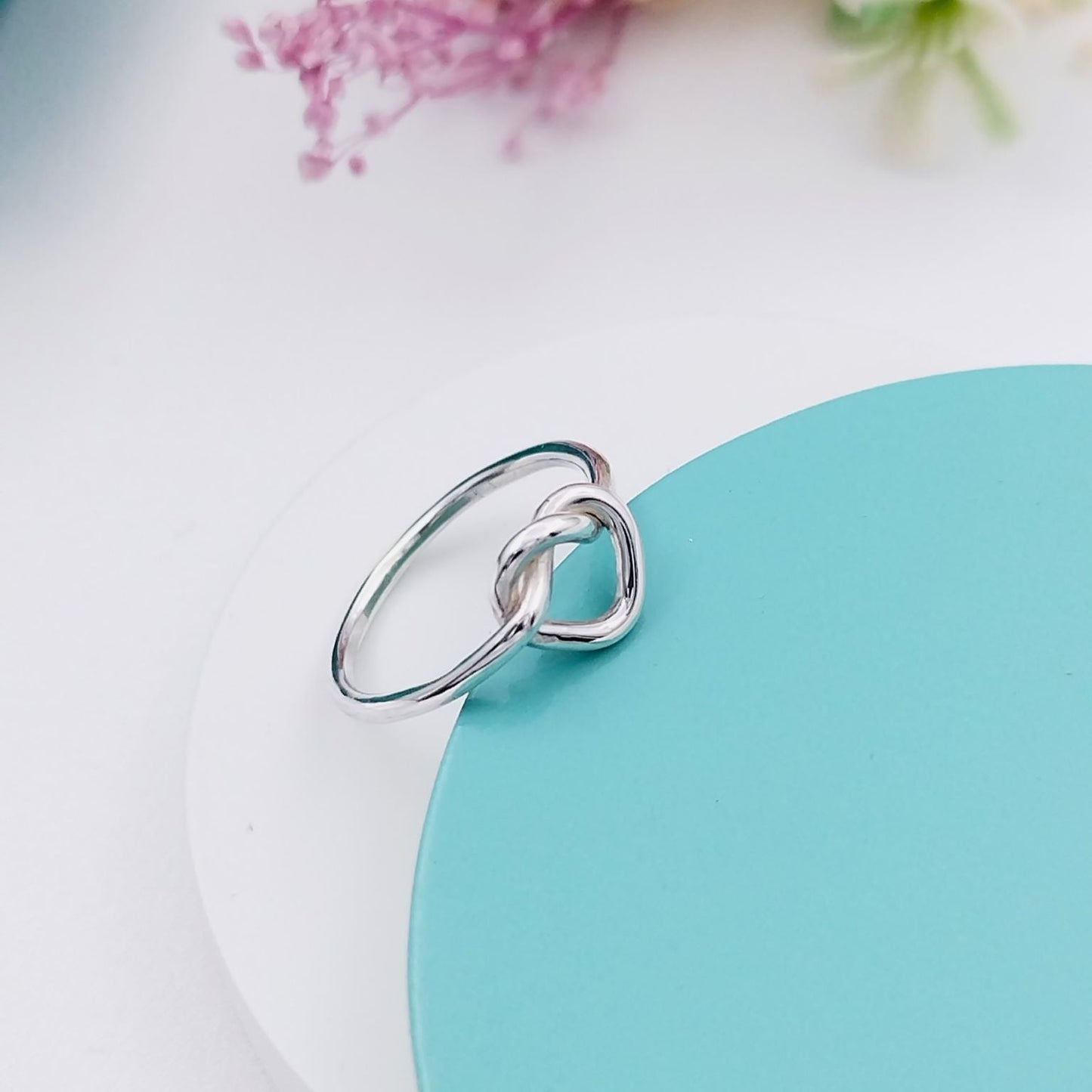 Anillo Corazón entrelazado