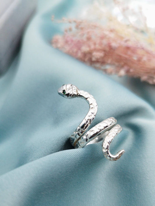 Anillo Serpiente lisa