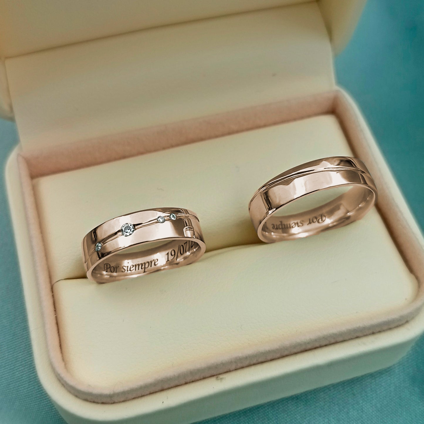 Anillos de matrimonio Sincronía Oro 18K