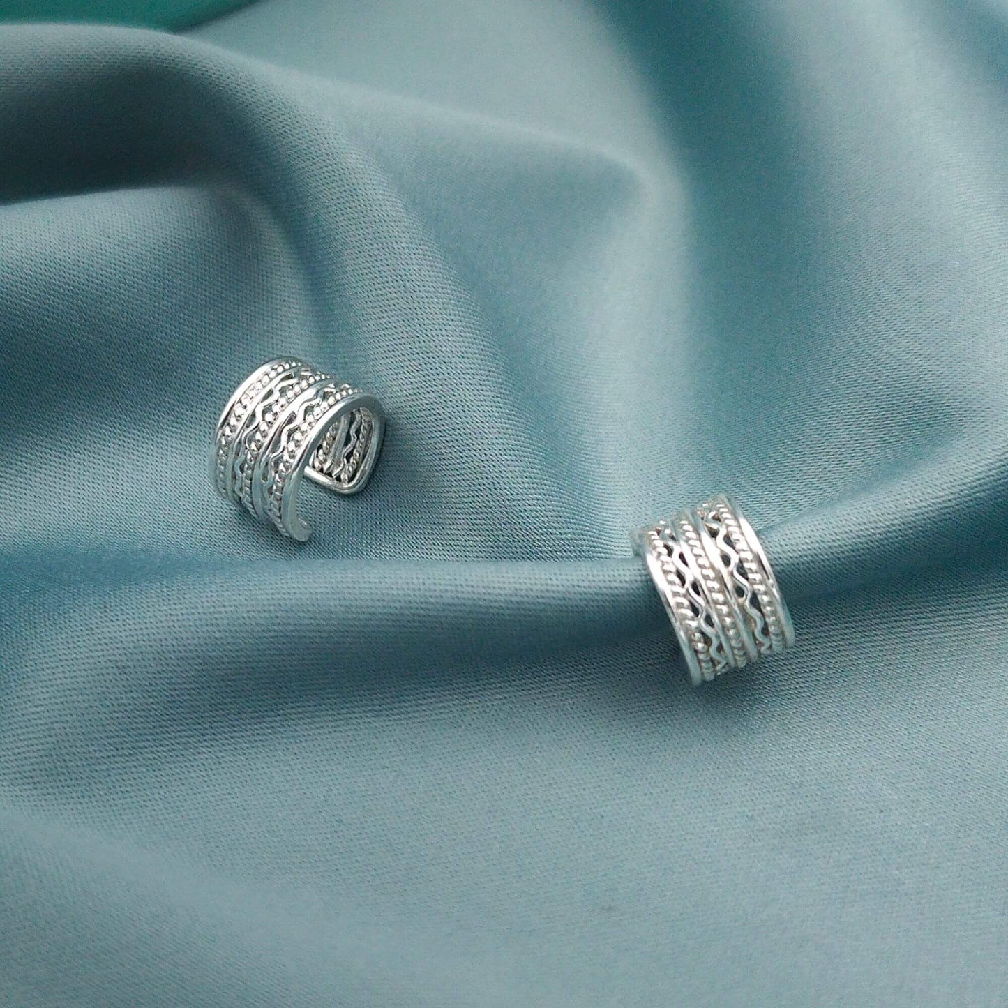 Arete ear cuff filigrana ancho