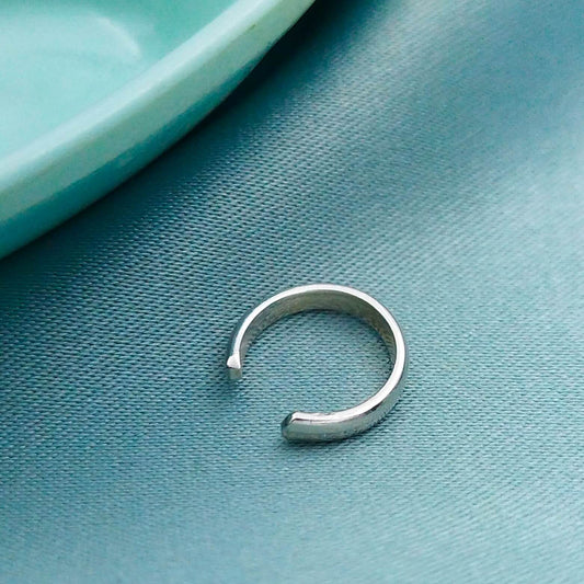 Arete Ear cuff Media caña liso