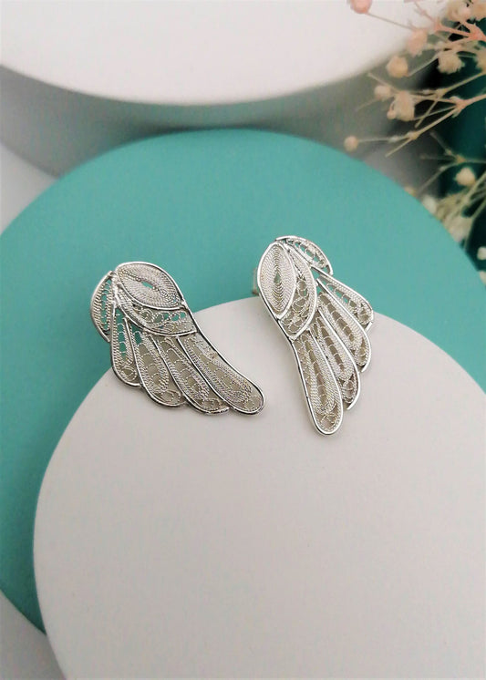 Aretes Alas filigrana