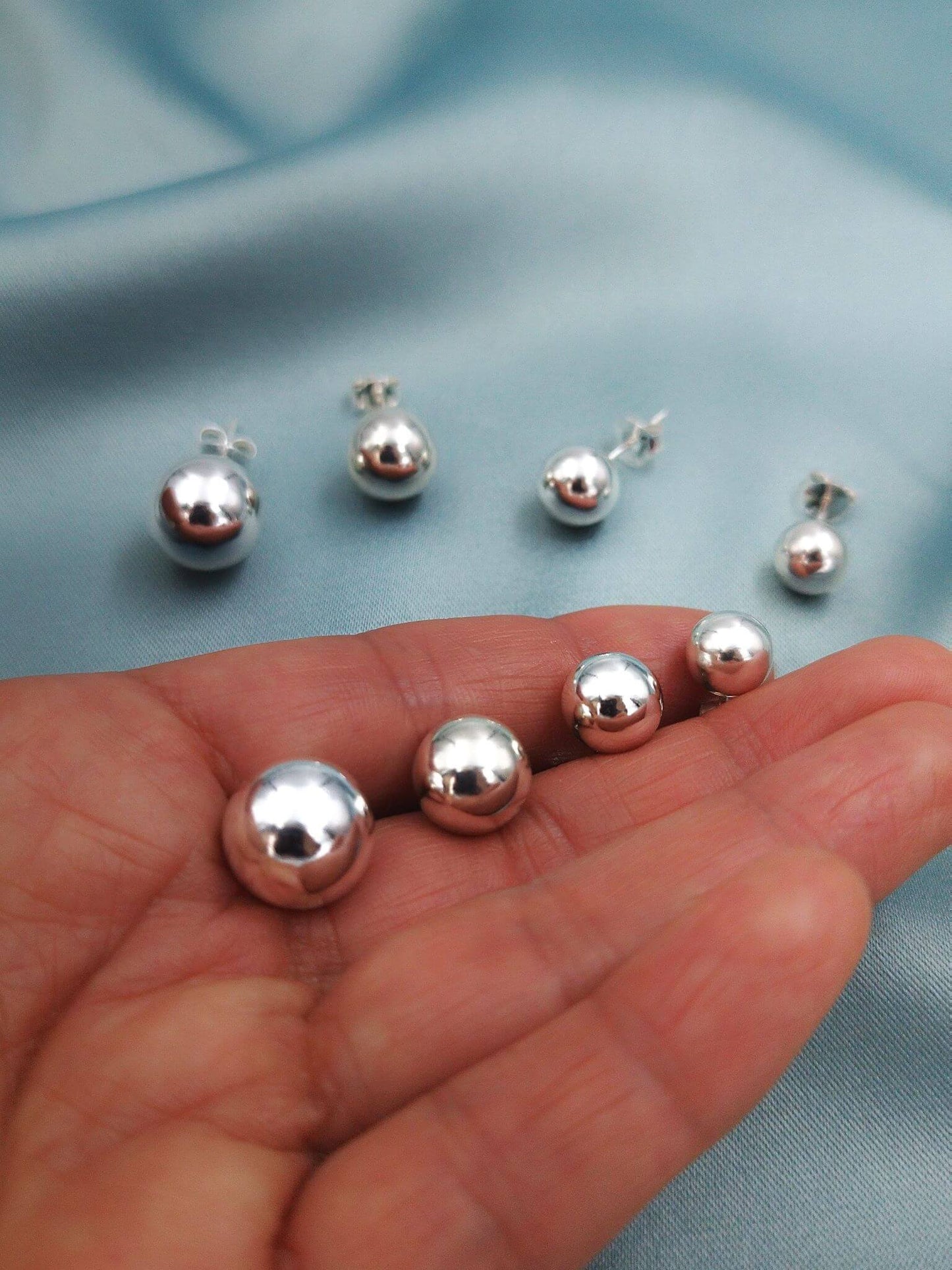 Aretes Bolas lisas