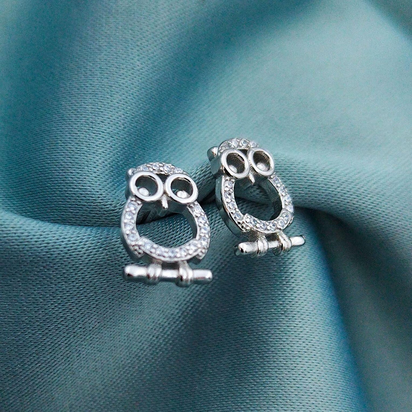 Aretes Búhos de circón