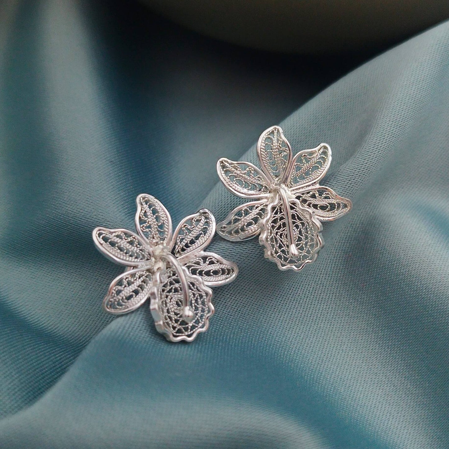 Aretes filigrana Orquídeas