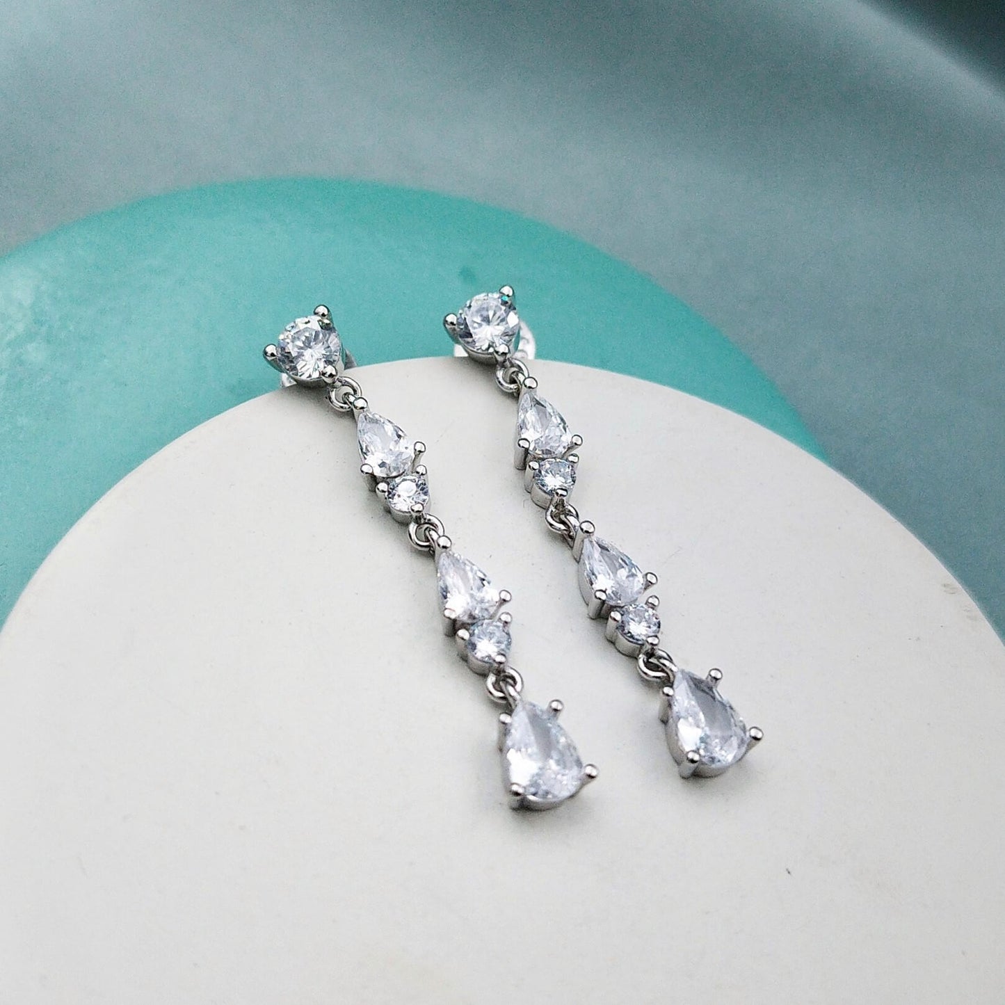 Aretes largos Chandelier