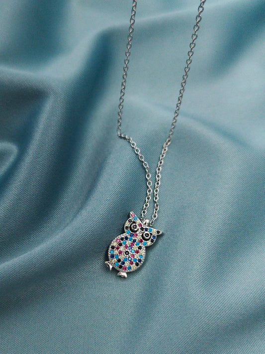 Collar Búho multicolor