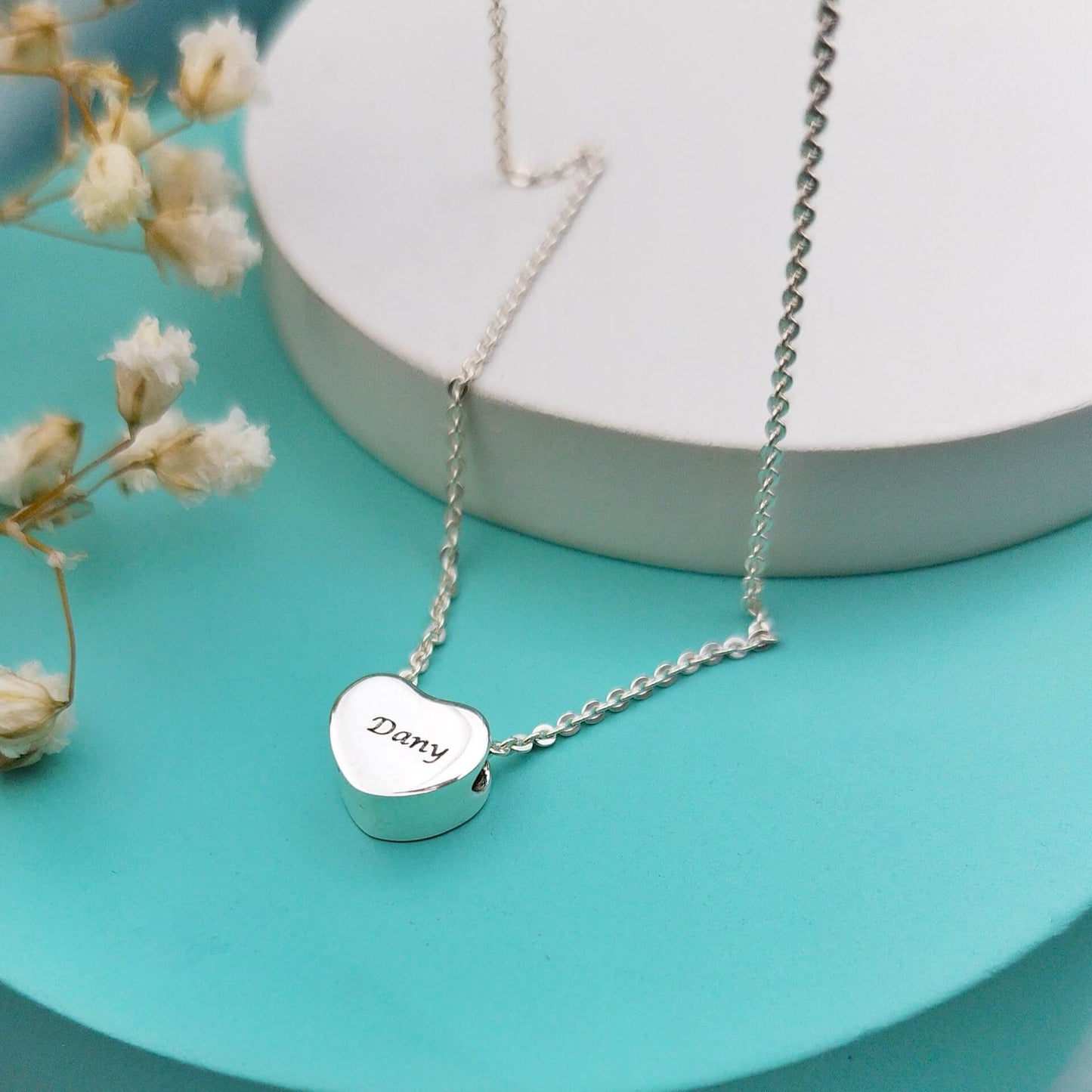 Collar Corazón 3D mediano