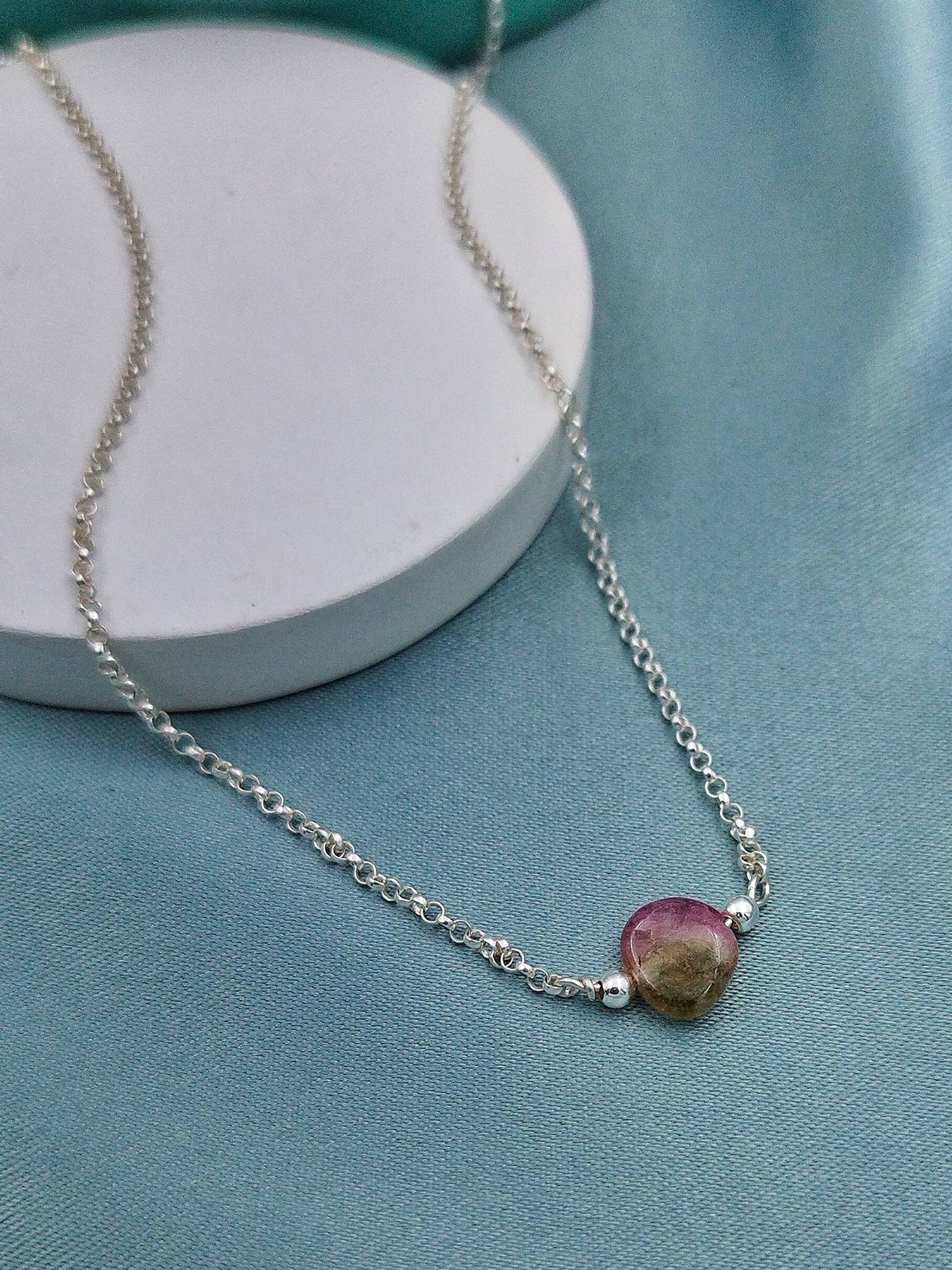 Collar Cuarzo bicolor