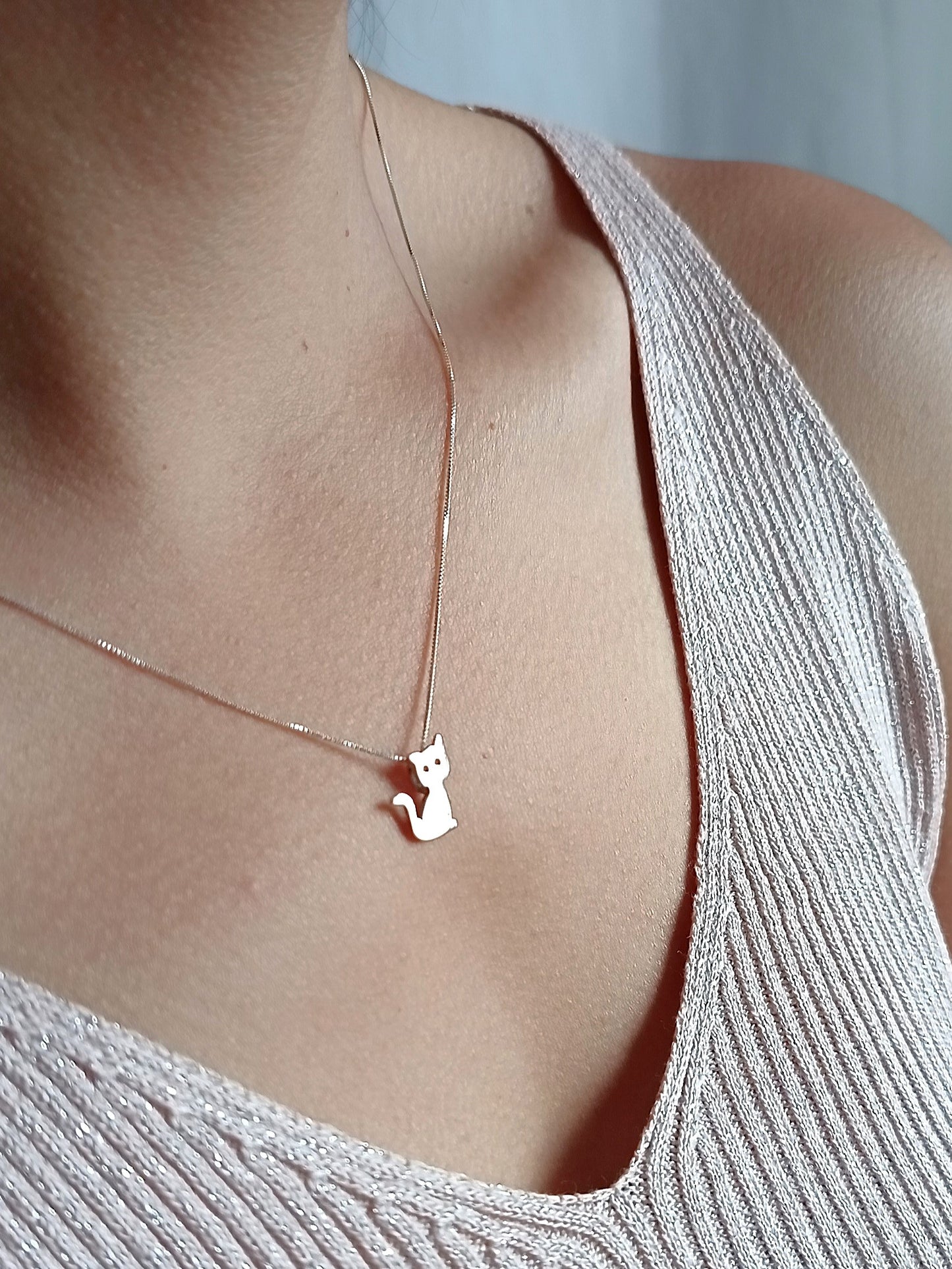 Collar Gatito sentado