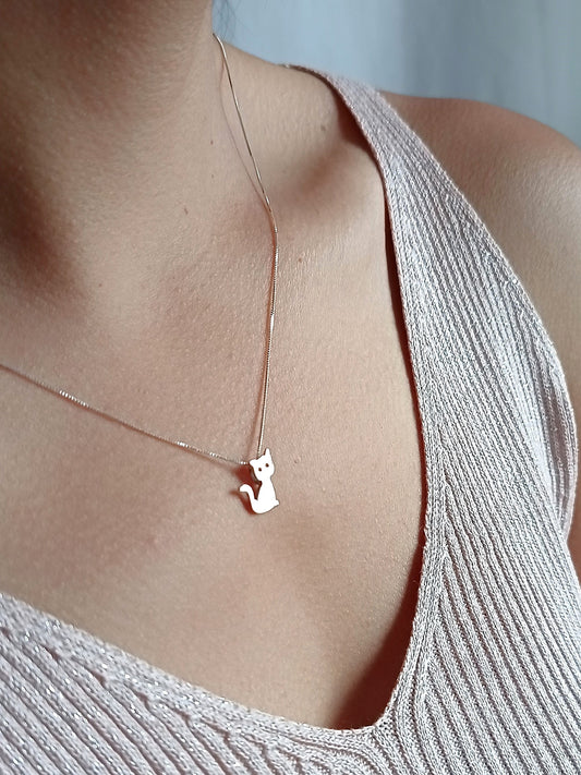 Collar Gatito sentado