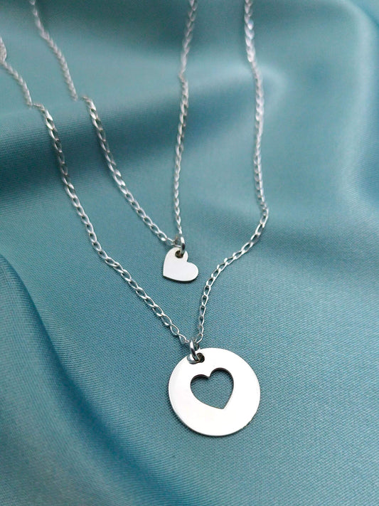 Collar Madre e Hija Corazones