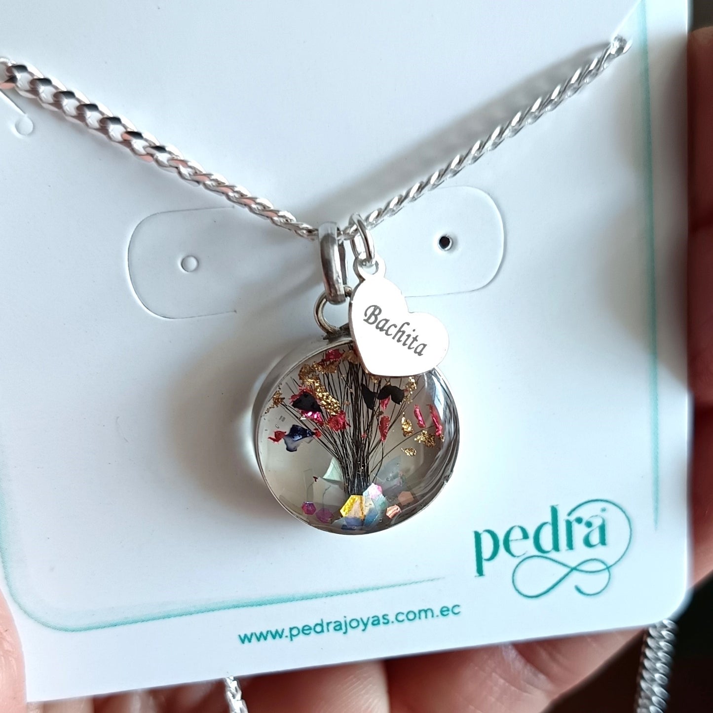 Dije redondo Leche Materna o Cabello