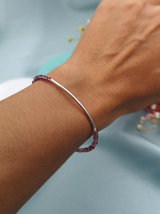 Pulsera chaquiras minimalista