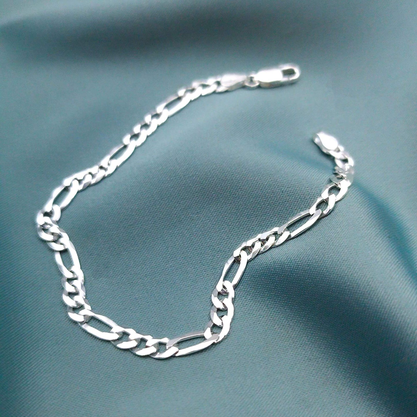 Pulsera Fígaro 6L flat 4mm