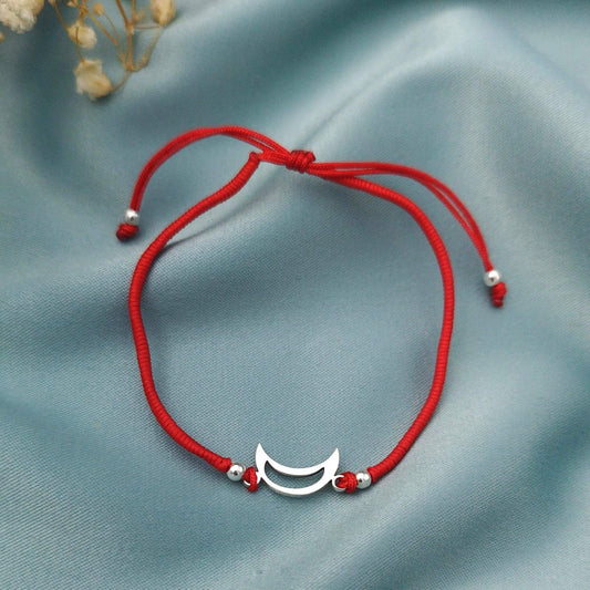 Pulsera macramé enrollado Luna