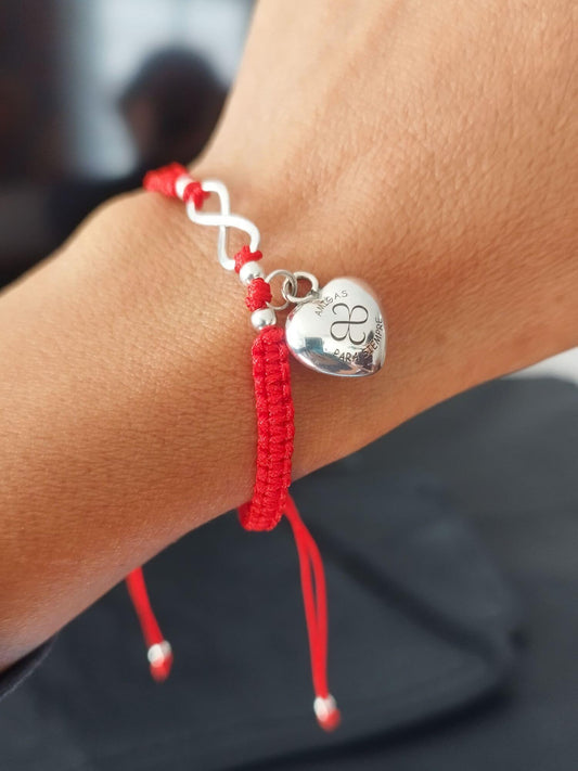 Pulsera macramé Amigas por siempre