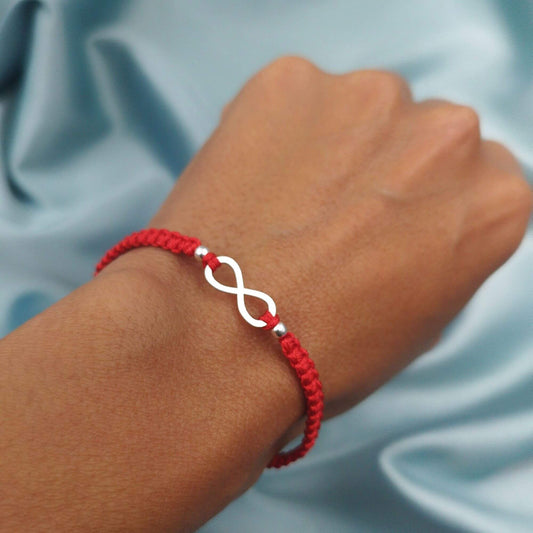 Pulsera macramé Infinito