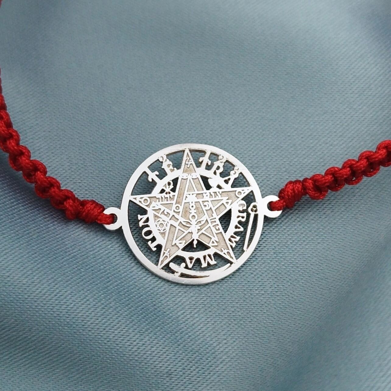 Pulsera macramé Tetragramaton