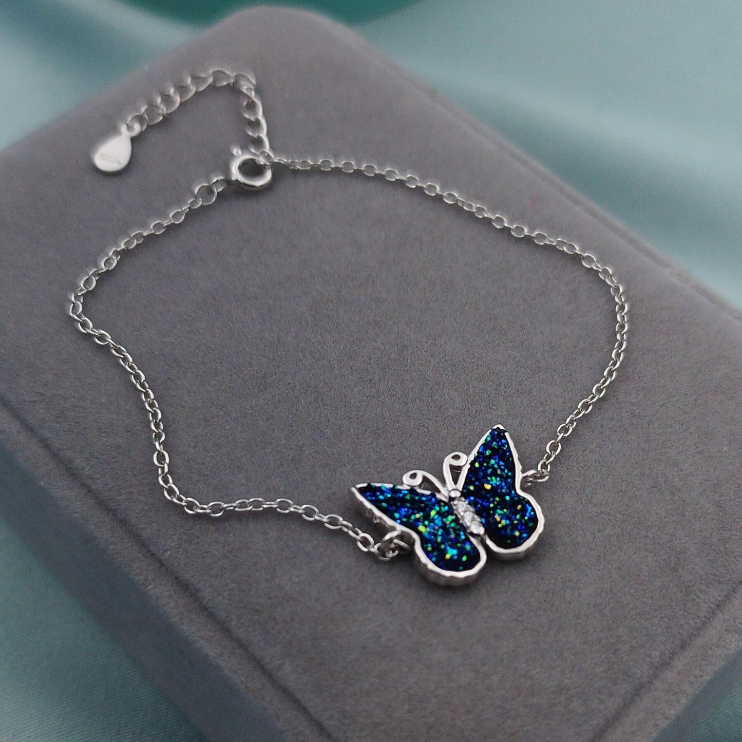Pulsera Mariposa glitter