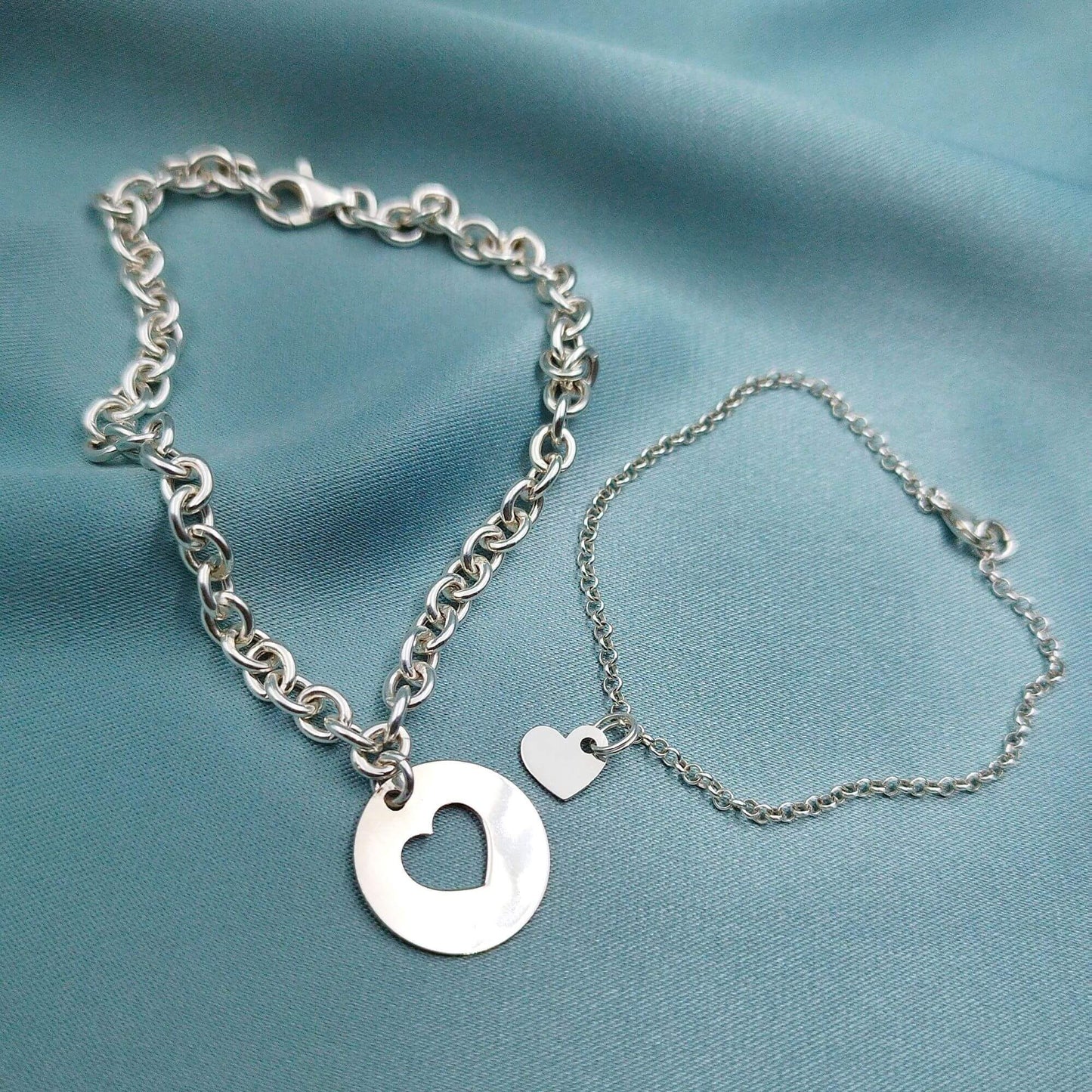 Pulsera doble para compartir Corazón