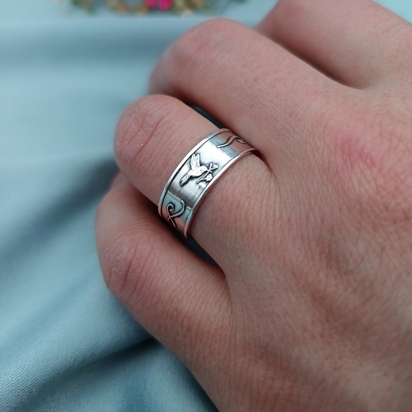 Anillo Personalizado Vida plata 925