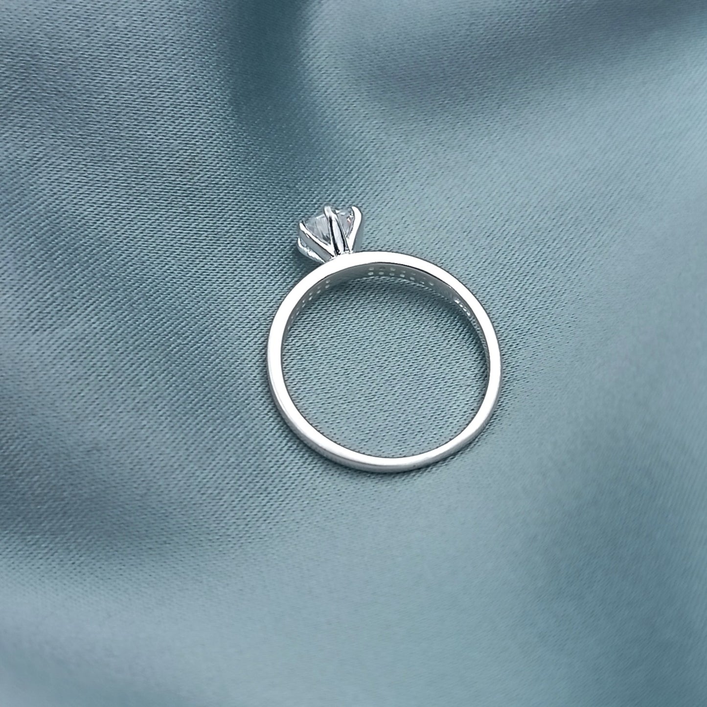 Anillo de Compromiso canal Doble 6, 6mm