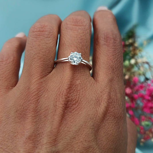 Anillo Solitario Diamante