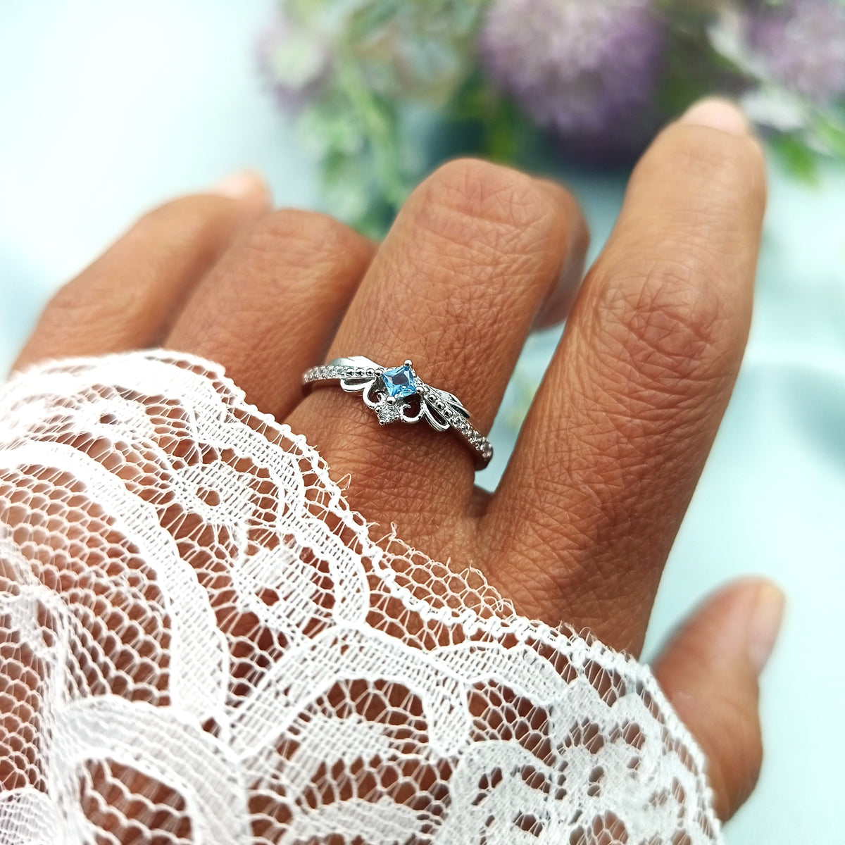 Anillo Promesa Corona Princesa regulable