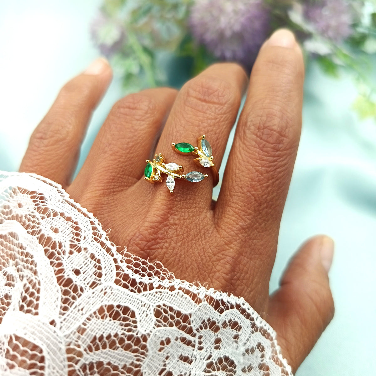Anillo Nature dorado