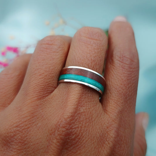 Anillo Terra Plata 925