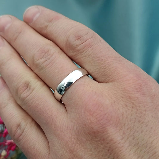 Anillo hombre 5mm liso